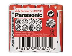 PANASONIC R6 4S AA Red zn 