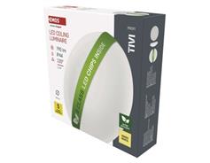 EMOS Lighting LED přisazené svítidlo TIVI, B CLASS, kruhové bílé 5,5W, IP44, teplá bílá