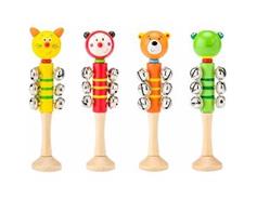 Woody 102191716 Rolničky-zvířátka 4druhy 