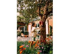 Krmítko - Cosy bird feeder - tuscan red 18 cm