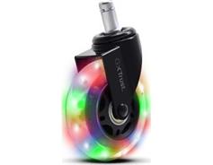 TRUST GXT701 LED GEL Chair Wheels 
