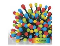 EMOS LED vánoční cherry řetěz – kuličky, 30 m, venkovní i vnitřní, multicolor, programy,časovač