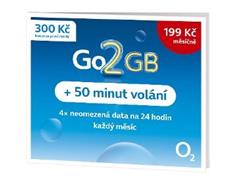 O2 GO SIM 2GB + 50min 