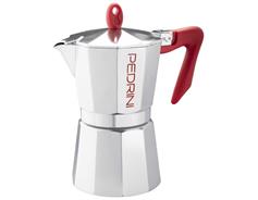 Pedrini Kaffettiera Brillant červená 6 p