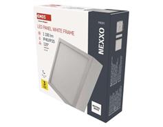 EMOS LED přisazené svítidlo NEXXO, čtvercové, bílé, 12,5W, neutrální bílá