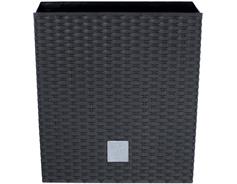 Prosperplast Květináč Prosperplast Rato Square antracit 20 x 20 x 37,6 cm