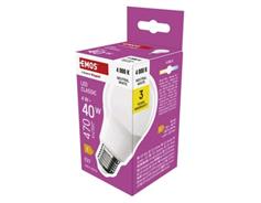 EMOS LED žárovka Classic A60 / E27 / 4 W (40 W) / 470 lm / neutrální bílá