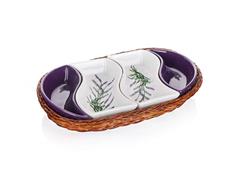 Banquet Mísa v koš. LAVENDER 30,5cm 4d