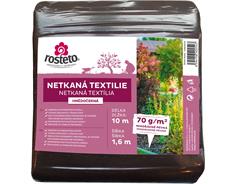Neotex / netkaná textilie Rosteto - hnědočerný 70g šíře 10 x 1,6 m