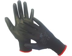 Rukavice polomáčené - Poly vel. 8