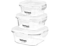 Lamart LT6012 Set 3 ks čtvercových dóz air