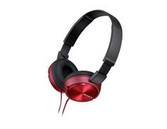 SONY sluchátka MDR-ZX310,červ.