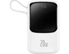 Baseus Qpow Pro 10000mAh,20W,Light. bílá 