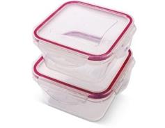 LAMART LT6059 SET DÓZ ČTVER.2X300ML CLIP 