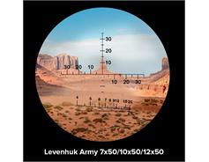 Levenhuk Dalekohled Levenhuk Army 12x50 se zaměřovačem