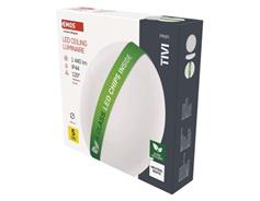 EMOS LED přisazené svítidlo TIVI, A CLASS, kruhové bílé 8,6W, IP44, neutrální bílá