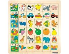 Woody 102190013 Přilož kam co patří(6x6) 