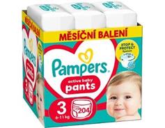 PAMPERS KALHOTKY AKTIVE BABY VEL 3/204KS 