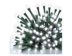 EMOS LED vánoční řetěz, 50 m, venkovní i vnitřní, studená bílá, programy, časovač