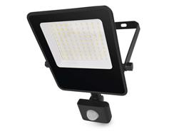 EMOS LED reflektor VISIO s pohybovým čidlem, 50 W, černý, neutrální bílá