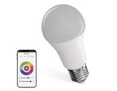 EMOS Chytrá LED žárovka GoSmart A60 / E27 / 9 W (60 W) / 806 lm / RGB / stmívatelná / WiFi