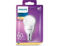 Philips LED 60W kapka P48 E14 matná WW ND RF 1BC