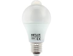 Retlux RLL 317 A60 E27 PIR žárovka 8W WW 