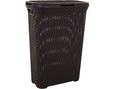 Curver Koš na prádlo Curver Style 40L tmavě hnědý