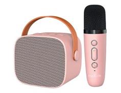 MAXLIFE MXKS-100 BT karaoke set růžový 