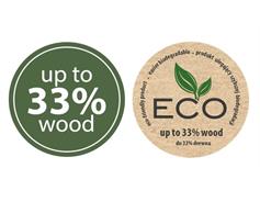 Prosperplast Květináč Prosperplast FURU SLIM ECO WOOD 30 cm naturo 