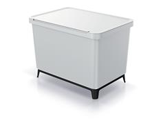 Prosperplast Odpadkový koš Prosperplast SYSTEMA 1x23l + 2x10l popelavý