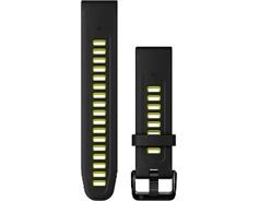 Garmin QuickFit 20mm silikon black/lime 