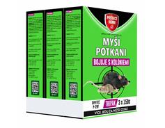 Rodic Difetec P-29F triopack - rodenticid proti myším, potkanům a krysám 3x150 g