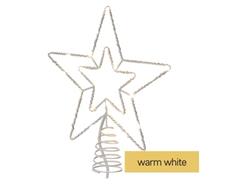 EMOS Standard LED spojovací vánoční hvězda, 28,5 cm, venkovní i vnitřní, teplá bílá