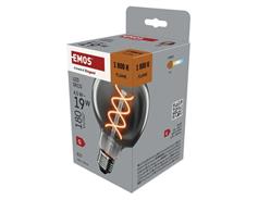 EMOS LED žárovka DECO SMOKED G95 / E27 / 4,5 W (19 W) / 180 lm / flame