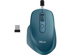 TRUST OZAA RECHARGEABLE MOUSE BLUE 