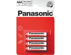 PANASONIC R03 4BP AAA Red zn 