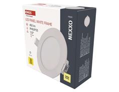 EMOS LED vestavné svítidlo NEXXO, kruhové, bílé, 7W, teplá bílá