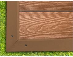 G21 Zakončovací lišta G21 Light Wood 4,5 x 4,5 x 300 cm, mat. WPC