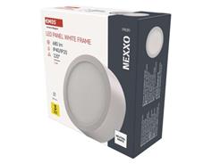 EMOS LED přisazené svítidlo NEXXO, kruhové, bílé, 7,6W, neutrální bílá