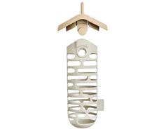 Zásobník na lojsemenné koule - Cosy suet ball feeder - mushroom beige 10 cm