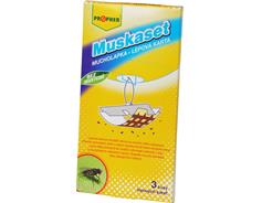 Muškaset - lepová karta 10x20 cm na mouchy vířilky