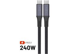 Fixed kabel USB-C/USB-C FIXDBP-CC2-GR