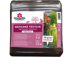 Neotex / netkaná textilie Rosteto - hnědočerný 70g šíře 5 x 1,6 m