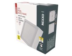 EMOS LED přisazené svítidlo NEXXO, čtvercové, bílé, 7,6W, se změnou CCT