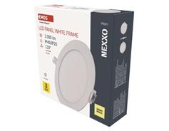 EMOS LED vestavné svítidlo NEXXO, kruhové, bílé, 12,5W, teplá bílá