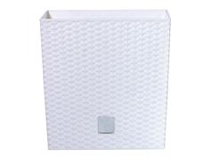 Prosperplast Květináč Prosperplast Rato Low bílý, 17 x 17 x 17 cm