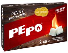 PE-PO podpalovač pevný - 40 podpalů (krabička)