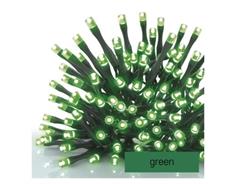 EMOS Standard LED spojovací vánoční řetěz, 10 m, venkovní i vnitřní, zelená