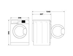 Whirlpool C WD 84M WBS CZ